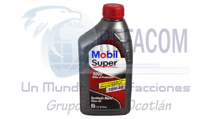 Aceite Para Auto Mobil Super Sintético 10w-40 4.73 L