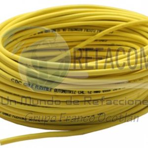 0130AUT112-AM CABLE INSTALACION 12 AMARILLO ROLLO 30MT