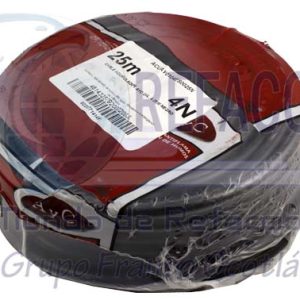 CABLE-4 NGO CABLE BATERIA 4 NEGRO ROLLO 25METROS =GEMA-4-NGO