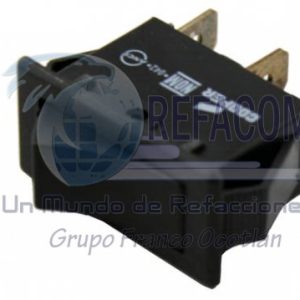 1600N01E10A SWITCH TECLA C/NEGRO 10A =1600N01E10A-C