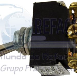 82608 SWITCH PALANCA METALICO 2P 6 TERMINALES