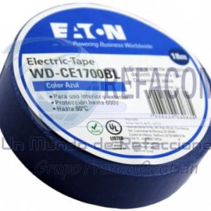 WD-CE1700BL CINTA AISLANTE EATON AZUL .018x20M
