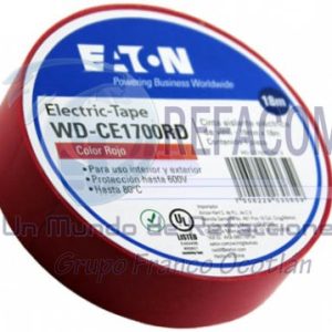 WD-CE1700RD CINTA AISLANTE EATON ROJO .018x20M