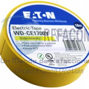 WD-CE1700Y CINTA AISLANTE EATON AMARILLO .018x20M