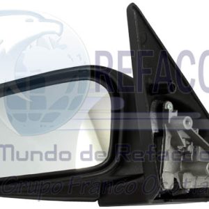 AERN0122 ESPEJO IZQ MANUAL NEGRO POROSO TSURU III 92-17
