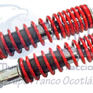 AMO-1401-0003R AMORTIGUADOR SUS JGO TRAS SCOOTER DS125,DS150 ROJO