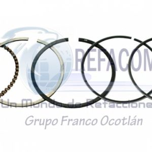 ANI-2703-005A ANILLOS PISTON SCOOTER GY6-125 125CC STD JGO