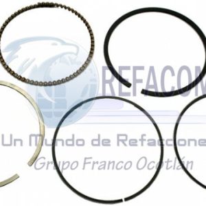 ANI-2703-008A ANILLOS PISTON JGO ITALIKA EX200 200CC STD