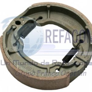 BAF-1301-004 BALATA FRENO TAMBOR ITALIKA DS125/DS150 YBR125 JGO