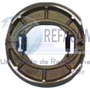 BAF-1301-006 BALATA FRENO TAMBOR GS125 SUZUKI JGO
