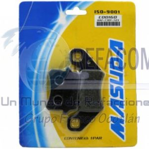 BAF-1301-123 BALATA FRENO DISCO DEL. ATV-150 C/REVERSA