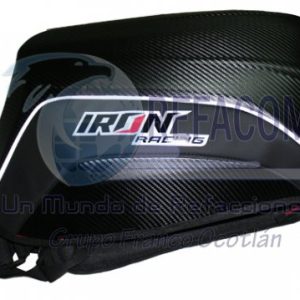 BOL-7505-1001 BOLSA MOCHILA IMPERMEABLE COLOR FIBRA CARBONO 30L