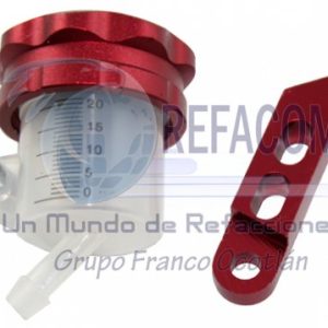 BOM-1302-0805 VASO ACEITE BOMBA FRENO MOTO IR0801 ROJO