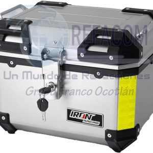CAJ-7104-0052 CAJA PORTA-EQUIPAJE PLASTICO 47*42*39CM PLATA 45L