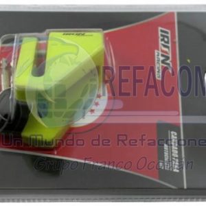 CAN-1127-0005A CANDADO SEGURIDAD ANTIRROBO MOTO NEON AMARILLO