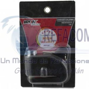 CAN-1127-0031N CANDADO SEGURIDAD NEGRO ALARMA DISCO FRENO 5.5MM