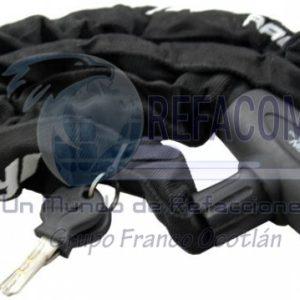 CAN-1127-0222 CANDADO SEGURIDAD P/CADENA ANTIRROBO P/MOTO 6*100C