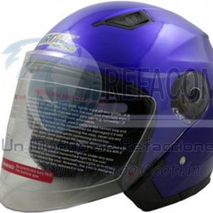 CAS-7101-1252C CASCO 3/4 DOBLE MICA MOD. EUROPEO AZUL L