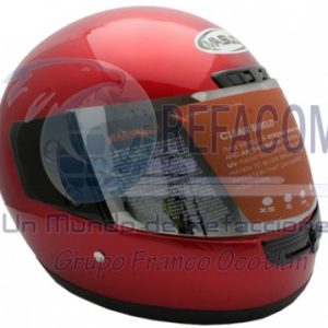 CAS-7101-1300 CASCO CERRADO ROJO/VINO M-L =MSD-106-R