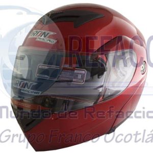 CAS-7101-1421B CASCO ABATIBLE IRON RACING IR108 DOT ROJO M