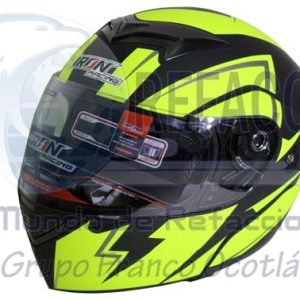 CAS-7101-1426D CASCO ABATIBLE IR108 DOT NEON VERDE RELAMPAGO XL