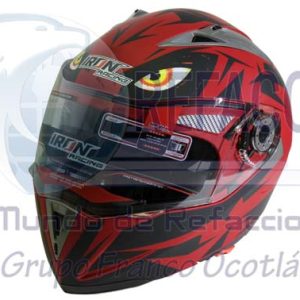 CAS-7101-1433B CASCO ABATIBLE IR105 DOT OJO ROJO M