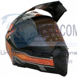 CAS-7101-1652C CASCO CROSS IRON RACING K13 NARANJA (L)