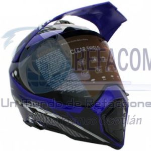 CAS-7101-1661D CASCO CROSS IRON RACING K22 AZUL (XL)
