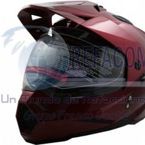 CAS-7101-1670B CASCO CROSS IRON RACING IR-90 ROJO (M)