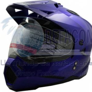 CAS-7101-1671D CASCO CROSS IRON RACING IR-90 AZUL (XL)