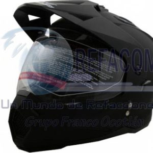 CAS-7101-1673A CASCO CROSS IRON RACING IR-92 NEGRO MATE (S)
