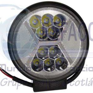 EN-FL04 FARO LED REDONDO 24LED BLANCO 15 COLOR,ESTROBO
