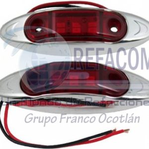EN-PL006R PLAFON JGO 4x1.5" 8LED F5 ROJO