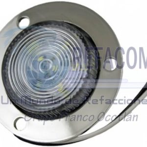 EN-PL206CB PLAFON PIEZA 2" 6LED F5 CROMADO BLANCO