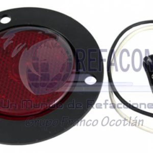 EN-PL206PR PLAFON PIEZA 2" 6LED F5 PLASTICO ROJO