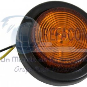 EN-PL206RA PLAFON PIEZA 2" 6LED F5 CAUCHO AMARILLO