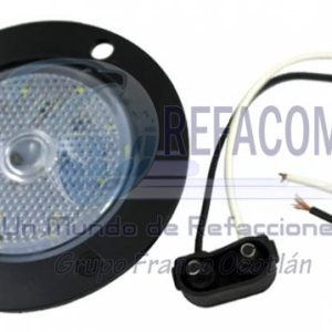 EN-PL2506PB PLAFON PIEZA 2 1/2" 6LED F5 PLAST. C/SOCKET BLANCO