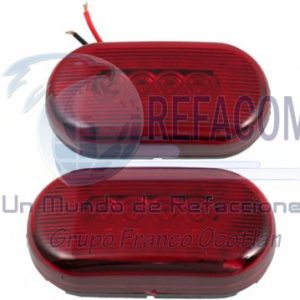 EN-PL4213BR PLAFON JGO 4x2x1.3" 10LED F5 ROJO