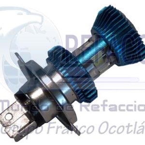 EN-ZF-0159 H4 FOCO LED MOTO H4 CASCARA AZUL LUA BLANCO