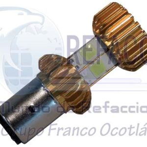 EN-ZF-139 FOCO LED MOTO 2 PTAS CASCARA ORO LUZ BLANCO