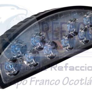 EN-ZF-918 FARO LED CASCARA NEGRA LUZ BLANCO-AZUL