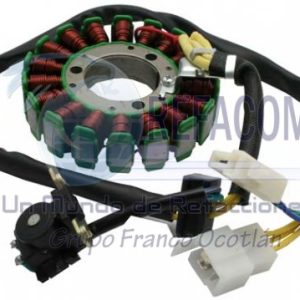 EST-3102-0015 ESTATOR 18 BOBINAS SUZUKI GN125 GS125
