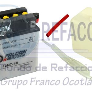 FALCON-12N7-4B BATERIA C/ACIDO FALCON SPEED ALTA CALIDAD 12N7-4B