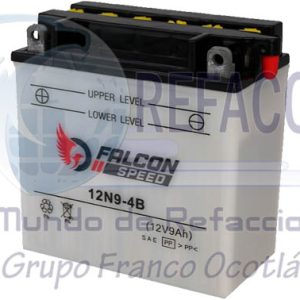FALCON-12N9-4B BATERIA C/ACIDO FALCON SPEED ALTA CALIDAD 12N9-4B