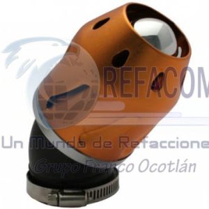 FIL-2600-0049 FILTRO AIRE INDIVIDUAL LUJOSO NARANJA,V/COLORES 35