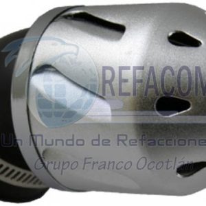 FIL-2600-0049P FILTRO AIRE INDIVIDUAL LUJOSO PLATA 28/35/48MM