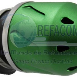 FIL-2600-0049V FILTRO AIRE INDIVIDUAL LUJOSO VERDE 28/35/48MM