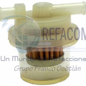 FIL-2600-0052 FILTRO GAS TRANSPARENTE ENTRADA/SALIDA PARALELO
