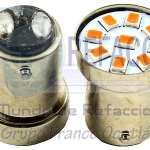 FO-1034LR FOCO LED BAY15D 12V  9SMD 2835 ROJO
