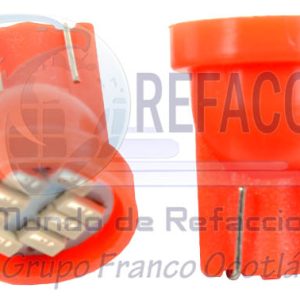 FO-1587R FOCO LED T10 8SMD 3014 12V ROJO